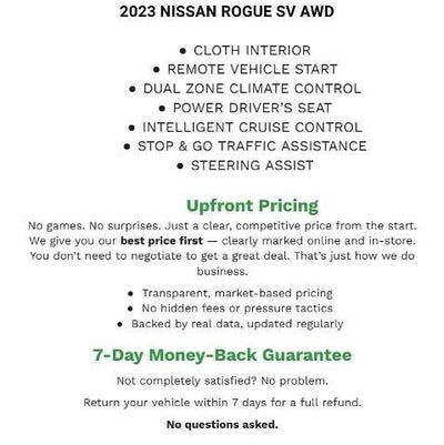 2023 Nissan Rogue AWD SV