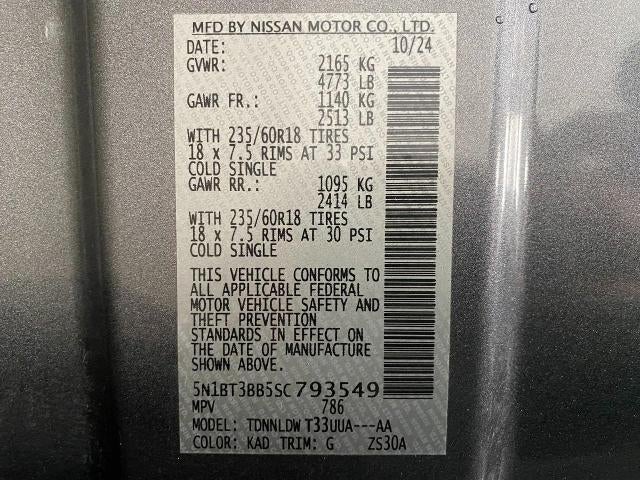 2025 Nissan Rogue AWD SV