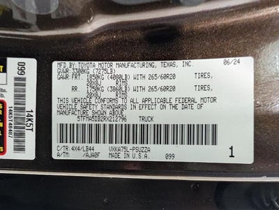 2024 Toyota Tundra 4WD 1794 Edition CrewMax 5.5' Bed (Natl)