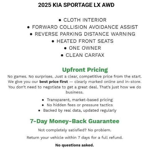 2025 Kia Sportage LX AWD