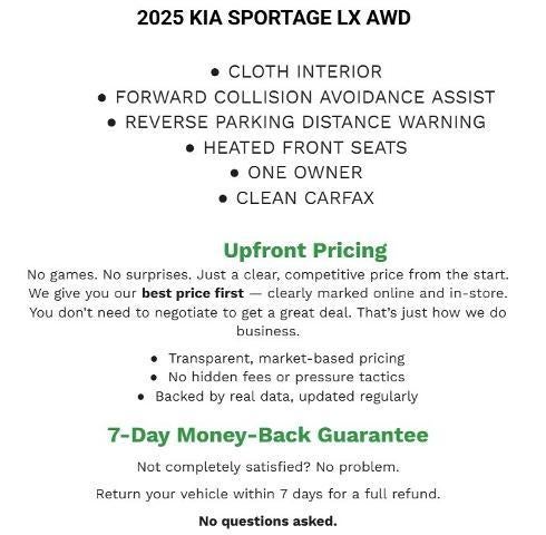 2025 Kia Sportage LX AWD