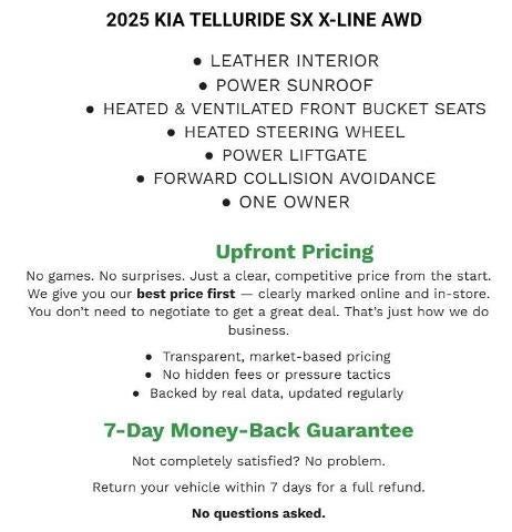 2025 Kia Telluride SX X-Line AWD