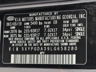 2020 Kia Sorento LX AWD