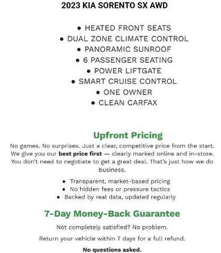 2023 Kia Sorento SX AWD
