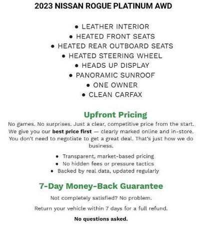 2023 Nissan Rogue AWD Platinum *Ltd Avail*