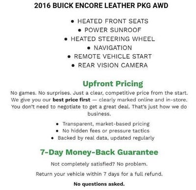 2016 Buick Encore Leather AWD