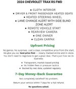 2024 Chevrolet Trax FWD 4dr 1RS