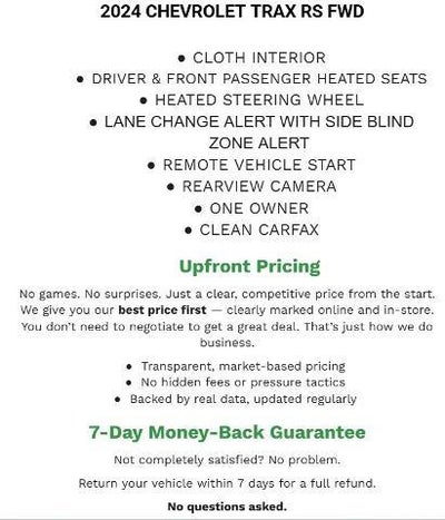 2024 Chevrolet Trax FWD 4dr 1RS