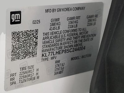 2025 Chevrolet Trax FWD 4dr LT