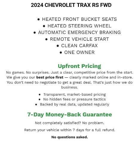 2024 Chevrolet Trax FWD 4dr 2RS