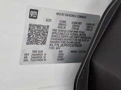 2026 Chevrolet Trax FWD 4dr 2RS