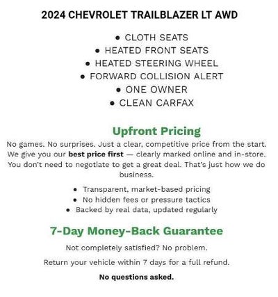 2024 Chevrolet Trailblazer AWD 4dr LT