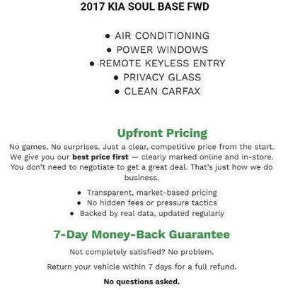 2017 Kia Soul Base Auto