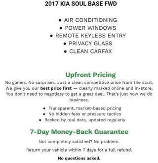 2017 Kia Soul Base Auto