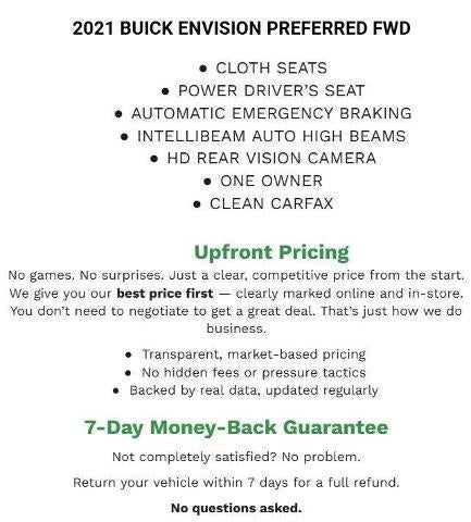 2021 Buick Envision FWD 4dr Preferred
