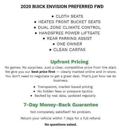 2020 Buick Envision FWD 4dr Preferred