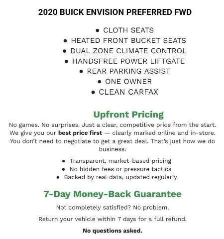 2020 Buick Envision FWD 4dr Preferred
