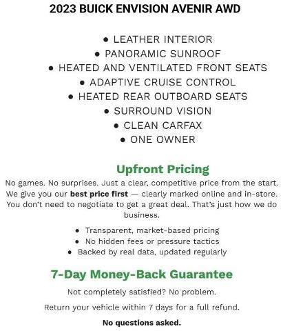 2023 Buick Envision AWD 4dr Avenir