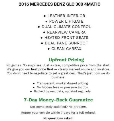2016 Mercedes-Benz GLC GLC 300 4MATIC® SUV
