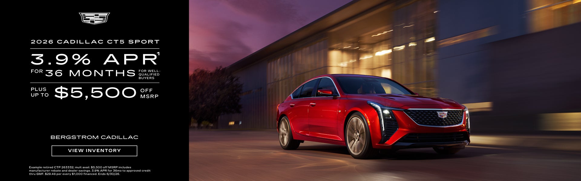2026 Cadillac CT5 Sport